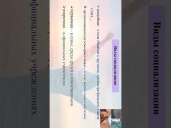 Виды социализации #обществознание #егэ #репетитор #урок #подготовка #экзамен #человек #общество