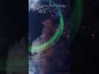 Як з'являється полярне сяйво | How the aurora borealis appears