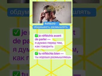R&eacute;fl&eacute;chir #французскийонлайн #французскийпополочкам #урокифранцузької #французскийснуля