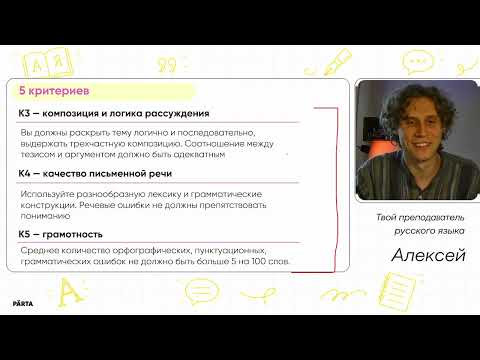 Требования и критерии итогового сочинения