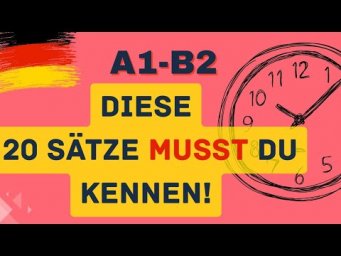 Топ-20 самых важных фраз про ВРЕМЯ ⏰ A1 A2 B1 B2