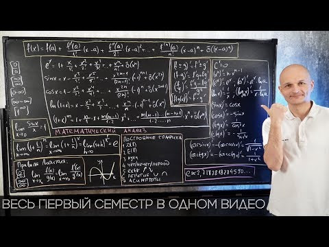 Матан за час. Шпаргалка для первокурсника. Высшая математика