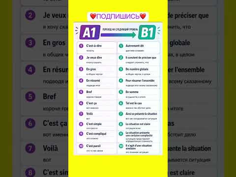Переходим от А1 к В1 #французский #французскийснуля #французскийонлайн #французскийпополочкам