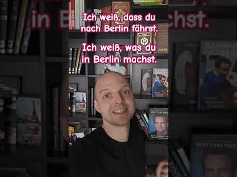 Ich wei&szlig;, dass oder was? Немецкий, грамматика, слова. #deutschlernen